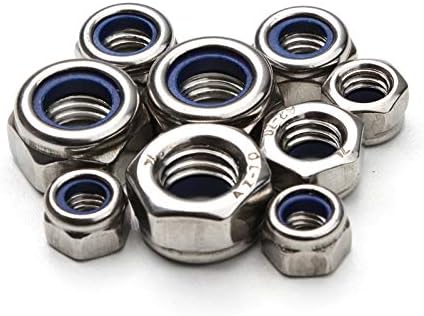 345pcs Bolts and Nuts Set M5/M6/M8 Stainless Steel Column Hexagon Head Cylinder Screw Bolt and Nut Washer Assortment Kit