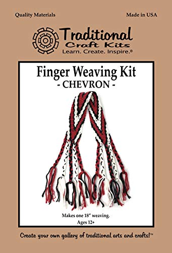 Traditional Craft Kits Finger Weaving Kit for Adults and Teens