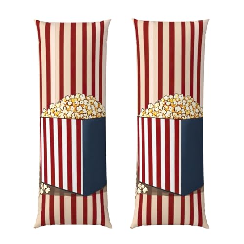 Housse de coussin de lit imprimée popcorn 50,8x137,2 cm - 2