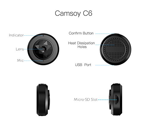 Image of TECHNOVIEW 4k Wireless WiFi Mini Camera Full HD 1080p Recording Night Hd Vision Audio and Video Recorder Motion Detection Camera for Home Office Car Small Size Portable Design - App - OKam Pro
