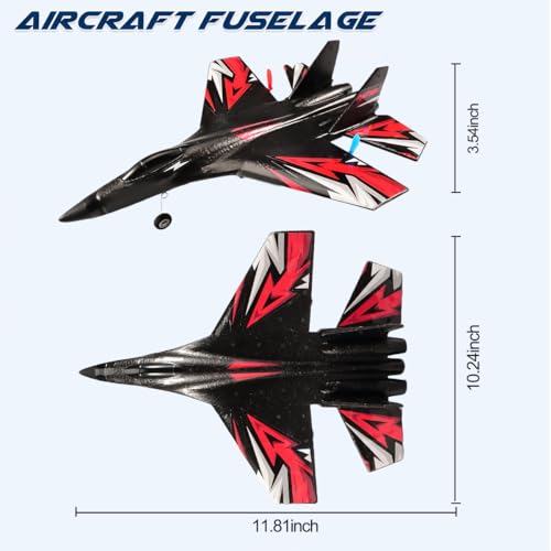Image of Fremego Su-27 RC Airplane 2.4GHz 6-Axis Gyro Jet for Kids Adult Beginners