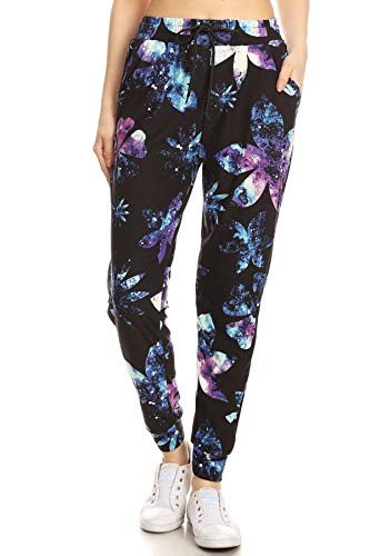 Image of Leggings Depot Premium Jogger Women's Popular Print High Waist Track Pants(S-XL)