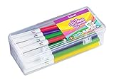 Luxor Washable Coloring Markers with Fine Tip (Pack of 24) - Permanent Assorted Colors - Comes In A...