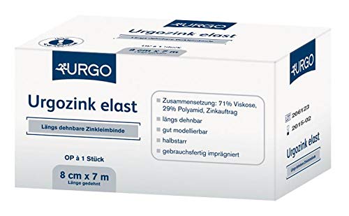 Urgozink elast Zinkleimbinde 5 m x 8 cm 10 Stück