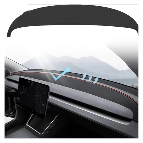 Tapis antidérapant de tableau de bord Tesla Model Y pour un confort de route sans reflet