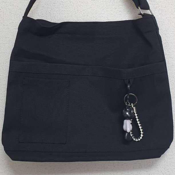 Amazon.co.jp: 限定 キャンバストートバッグ ショルダーバッグ 黒