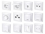 dimmer switches 1000 watts robuste ABS Zentralscheibe und Rahmen - hohe UV-Stabilität - pflegeleichte Oberfläche - verzinkte Stahlrahmen und Schrauben