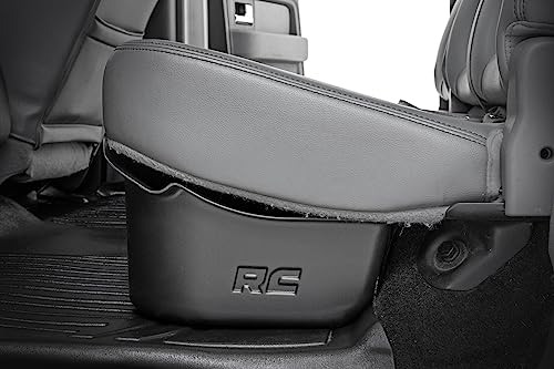Rough Country Under Seat Storage for Ford F-150 (2009-2014) CrewCab - Custom-Fit, Durable, Anti-Skid Thermoplastic Under Seat Storage Compartment by Rough Country - Image 4