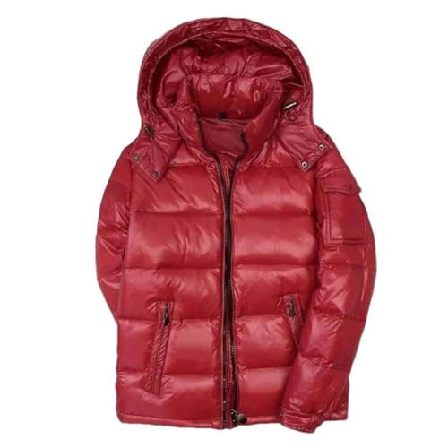 Veste décontractée pour l'extérieur doudoune épaisse chaude brillante
