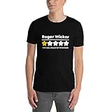 Bad Review Roger Wicker Pro Democratic Joke T-Shirt Black
