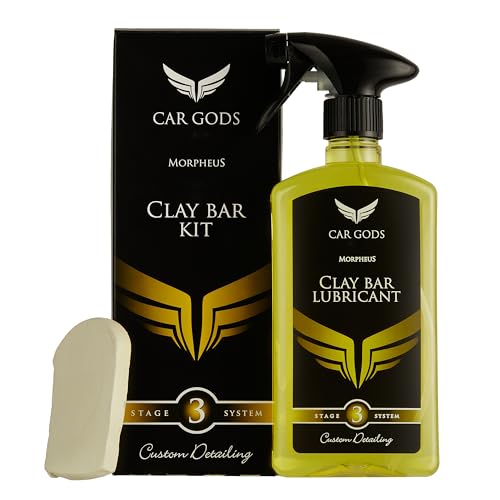 Car Gods Clay Bar & Lubricant Spray – Complete Detailing Kit, 17fl Oz