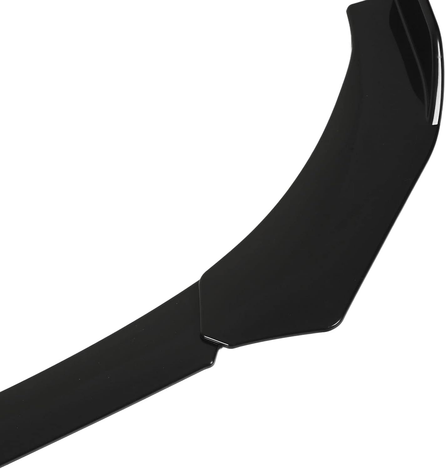 Car Font Bumper Lip Spoiler, Car Front Bumper Chin Spoiler 4PCs Front Bumper Chin Spoiler Glossy Black Universal Front Bumper Chin Spoiler Splitter