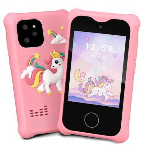 ARSH Kids Phone Toy with Fun Music Camera Interactive Learning Games Lights & Sounds Educational Pretend Play Toy Birthday Gift for 3 4 5 6 7 years