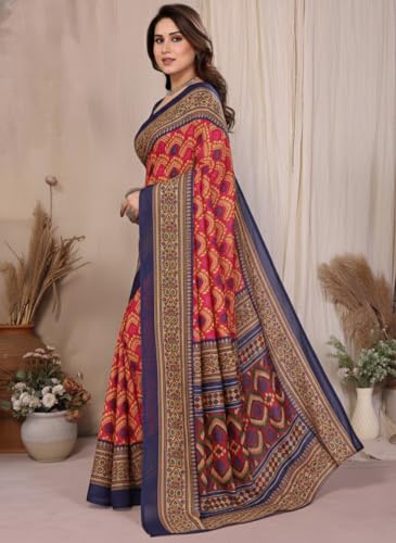 Image of Yashika Women's Georgette Saree with Blouse Piece for Traditional Ethinic Wear Sari