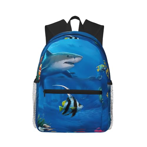 Sac à dos de voyage monde sous-marin pour les trajets travail et université