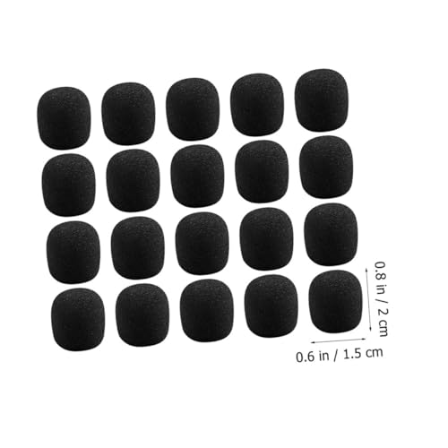 Bonnette microphone mousse protection amplificateur couverture noir