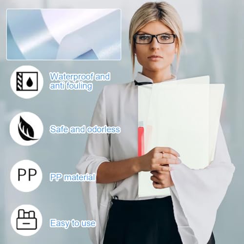 3 Kunststoff-A4-Berichtsmappen mit drehbarem seitlichen Verschluss, A4-Bindemappen mit Clip für Schule und Büro (B)