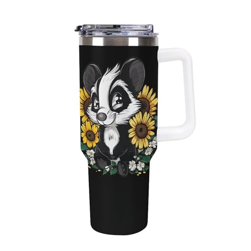 Taza de coche Skunk antigoteo para un transporte limpio