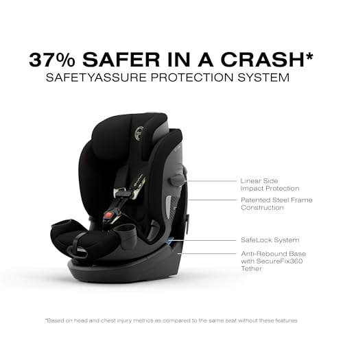 Image of Callisto G 360 Select Rotating All-in-One Convertible Car Seat - Black