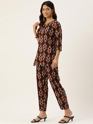 Image of feranoid Women Full Sleeves Cotton Nightsuits