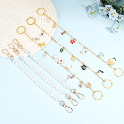 Kit fabrication chaîne de sac perles et breloques pour création DIY