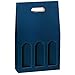 Produktbild 3er Flaschenkarton, Weinkarton, offene Welle, Saphirblau, 44,5 x 27,6 x 9 cm, 50 Stück