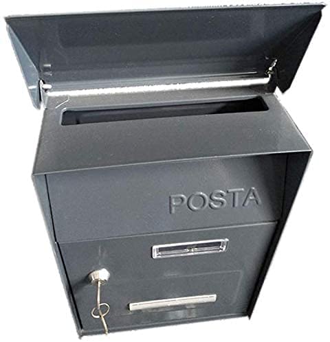 briefkasten anthrazit briefkasten European Villa Home Outdoor Garden Einfache Kreative Einfache Kreative wasserdichte Zeitungsbox Paketbox Drop Box 1015