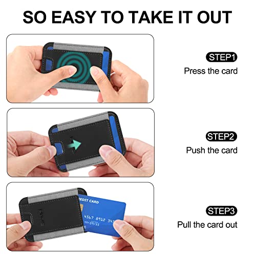 Magnetic Card Wallet Holder For Apple Magsafe, Magnetic Card Holder Magsafe For Iphone 12 Iphone 13/14 Magsafe Wallet, Mag-Safe Leather Wallet For Back Of Iphone 14/13/ 12 Series, Fit 6 Cards, Black #TOP6