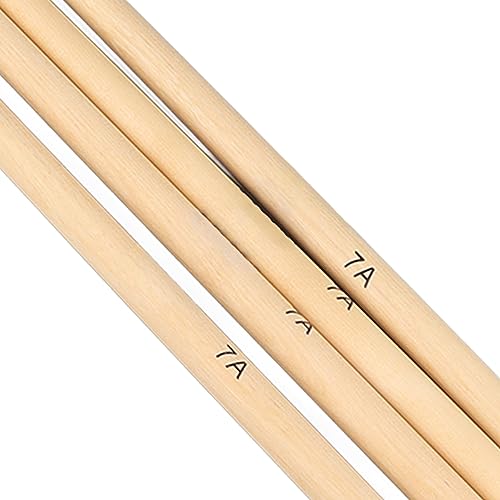 Baquetas de batería de madera de arce 7A con punta de nylon miniatura 7