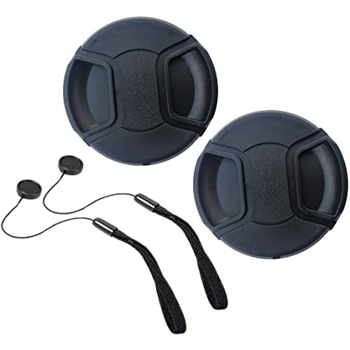 58mm Lens Cap Cover for Fuji Fujifilm Fujinon XF 18-55mm XF18-55mm f/2.8-4 R LM OIS(Not for MKX18-55mmT2.9),XF 33mmF1.4 R LM WR Lens,HUIPUXIANG [2 Pack]