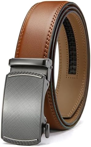 CHAOREN Gürtel Herren, Automatik Ledergürtel Herren 35mm ohne Löcher