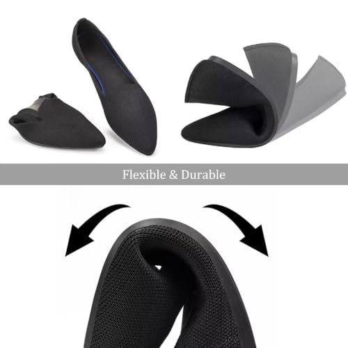 Image of Frank Mully Women's Casual Loafer Flats Slip On Loafer Shoes Comfortable Knit Flat Shoes Classics Pointy Toe Loafer Flats,for Work,Travel