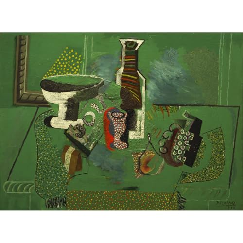 Nature morte verte de Pablo Picasso impression sur toile grand format