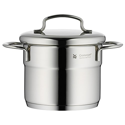 WMF Mini Kochtopf, klein 12cm, Metalldeckel, Fleischtopf 1,0 l Cromargan...
