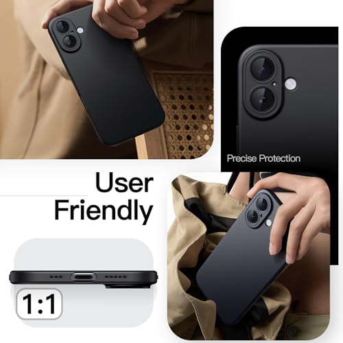 Image of JETech Slim Case for iPhone 16, Black