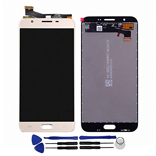 OYOG Remplacement pour Samsung Galaxy J7 Prime 2016 G610F Ecran Vitre Tactile LCD Assemblé (sans Châssis) (Or)