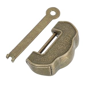 Angoily Vintage Brass Padlock F136E02Q17I