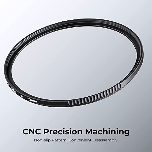 Filtre UV 58 mm en verre Schott B270 K&F CONCEPT optique premium haute transmission Nano X-Serie