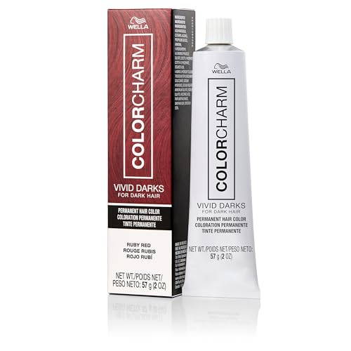 COLORCHARM VIVID DARKS | Permanent Cream Color | Vibrant Color for Dark Hair | Nourishing Vegan...