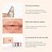 4Pcs Hydrating Lip Gloss Set, Mini Lip Balm Pack, High Shine Glass Finish Lip Moisturizing Plumping Lip Gloss Shiny Jelly Liquid Lipstick for Women