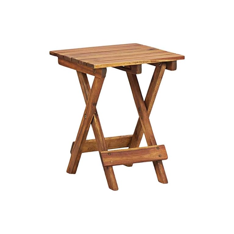 INDA-Exclusiv Klappbarer Campingtisch Beistelltisch Klapptisch