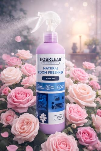 Image of Natural Room Freshener Mystic Rose - 500 ml I Plant-Based & Chemical-Free I Skin-Friendly I Long-Lasting Warm Fragrance I Safe for Kids & Pets I Sustainable Home Freshener