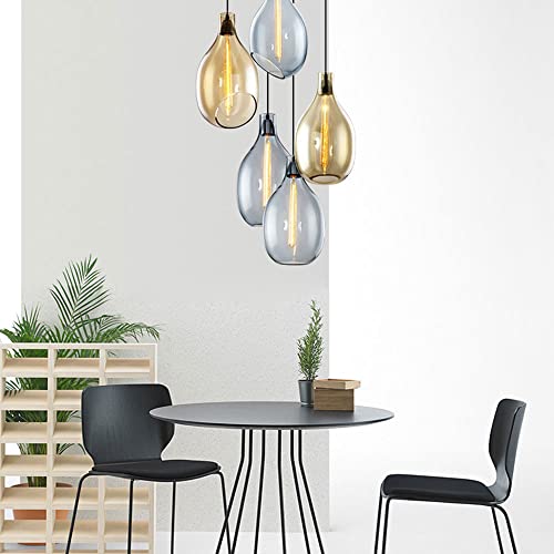 Pendentif verre E14 Nordique HNVBDOPAE pour éclairage de restaurant - 3