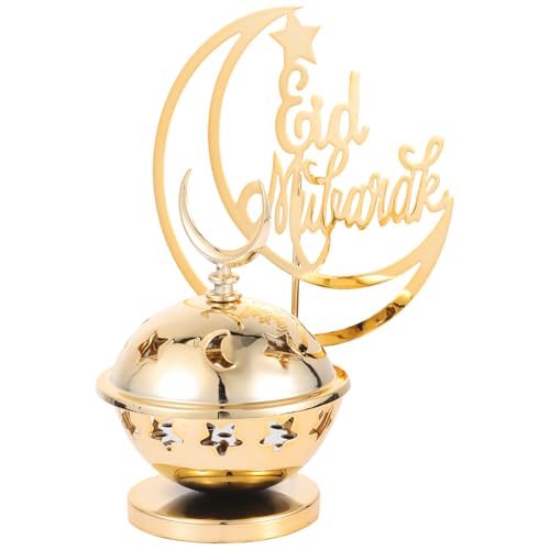 CONGARTENO Candelabro de Metal para Incienso Eid Mubarak Portavelas Decorativo para Boda Soporte Moderno de Hierro para Decoración del Hogar y Ramadan Base Creativa para Vela Arte