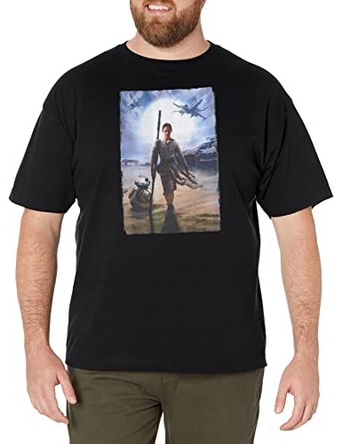 T-Shirt Star Wars de Collection Rey Peinture avec Impression Textile Haute Définition