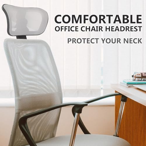 Appui-tête réglable TIDTALEO pour chaise de bureau et ordinateur en nylon noir - 8
