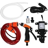 Pulvérisateur d'eau portatif : sa conception haute pression vous permet de gagner du temps et de l'énergie pour types de nettoyage, petite pompe à eau