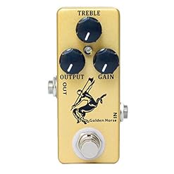 YMUZE Moskyaudio Golden Horse Guitar pedal with Overdrive Function - Les Beatles, Paul McCartney, John Lennon, RIngo Starr, George Harrison