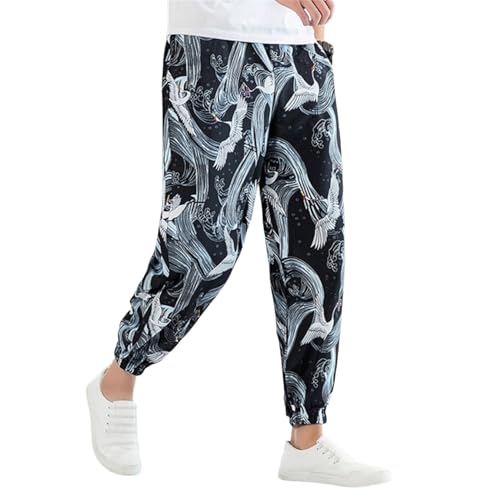 Pantalon de sport été en soie glacée homme ultra respirant et fluide