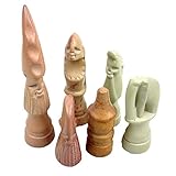 Smolart Hand Carved Soapstone Animal Chess Set - 15' Board